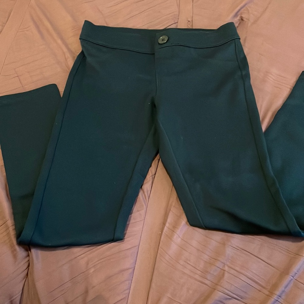 Navy skinny school uniform pants girls 7